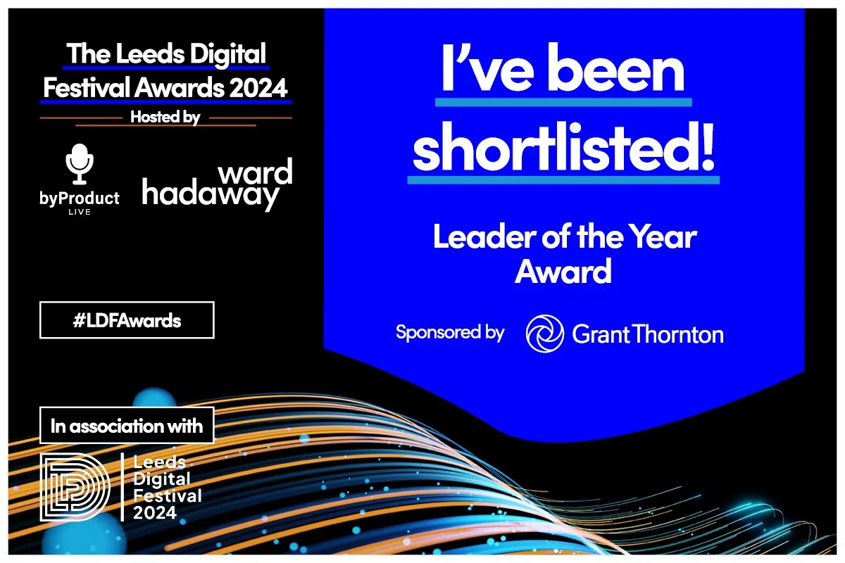 We've been shortlisted for Leader of the Year